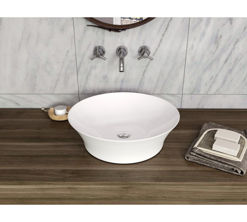 Раковина накладная Allen Brau Liberty 40 4.32002.20 белый глянец