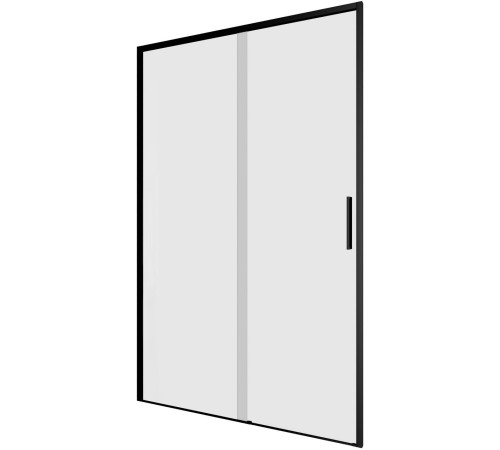 Душевая дверь Aquanet Pleasure Evo 120 AE65-N120-BT профиль черный, прозрачное стекло