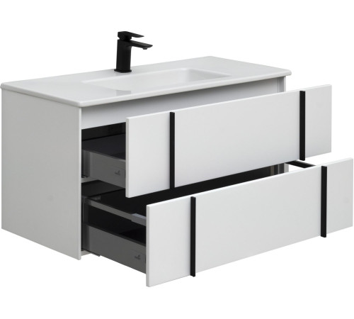 Тумба под раковину Allen Brau Reality 100 1.32007.WM белый матовый