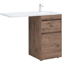 Тумба под раковину Aquanet Токио 48 дуб веллингтон (напольная 2 ящика)