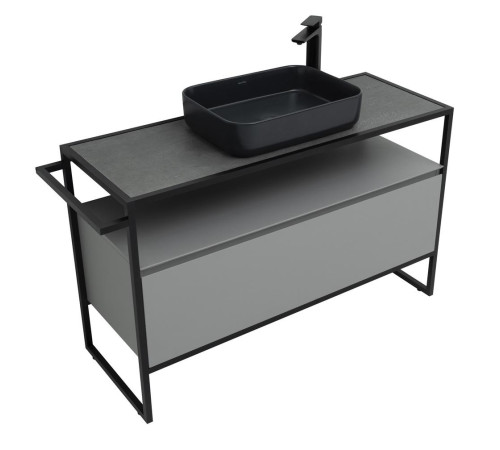 Тумба под раковину Allen Brau Priority 120 1.31004.PGM платина матовый