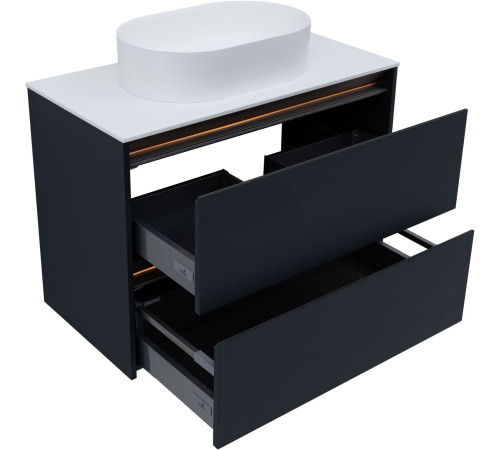 Тумба под раковину Allen Brau Activity 90 1.34013.AM антрацит матовый/олива браш