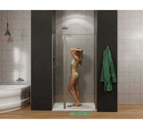 Душевая дверь Allen Brau Priority 160 3.31039.BBA черный браш