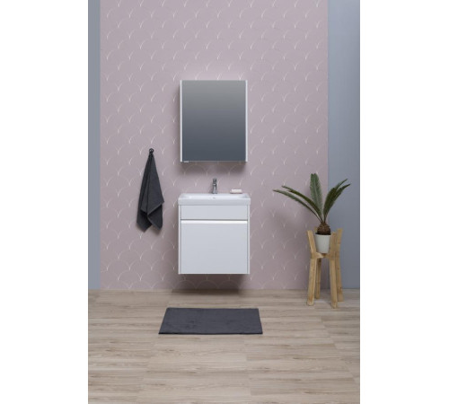 Зеркальный шкаф Aquanet Палермо 60 белый