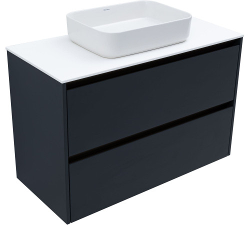 Тумба под раковину Allen Brau Activity 100 1.34014.AM антрацит матовый/олива браш