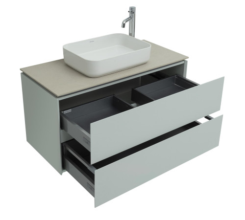 Тумба под раковину Allen Brau Infinity 100 1.21003.PWM папирус матовый