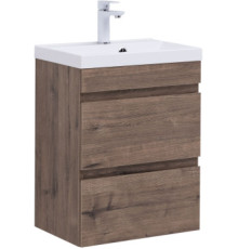 Тумба под раковину Aquanet Нота New 50 дуб веллингтон табак