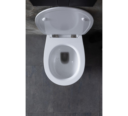 Чаша приставного унитаза Allen Brau Fantasy 4.11007.20 белый глянец