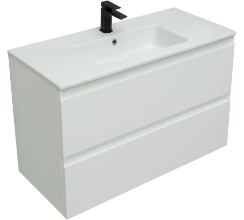 Тумба под раковину Allen Brau Eclipse 100 1.E1003.WM белый матовый