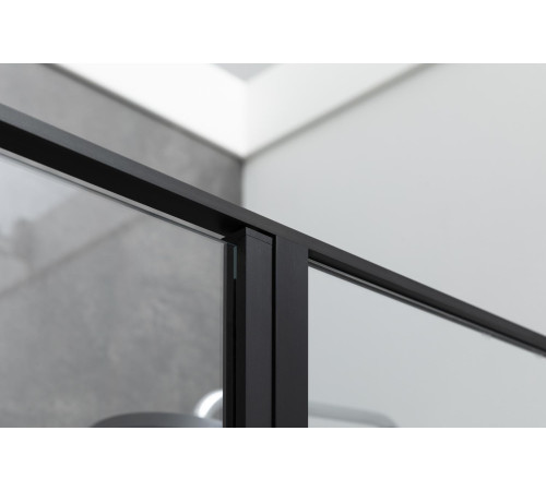 Душевой уголок Allen Brau Priority 100x90 3.31030.BBA + 3.31045.BBA черный браш