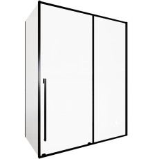 Душевой уголок Allen Brau Fantasy 160x90 3.11010.31 + 3.11013.31 черный матовый