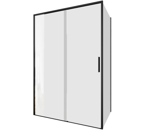 Душевой уголок Aquanet Pleasure Evo 130x80 AE65-130x80-BT профиль черный, прозрачное стекло
