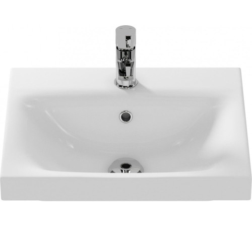 Тумба под раковину Aquanet Беркли 50 белый/дуб рошелье