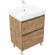 Тумба под раковину Aquanet Nova Lite 2.0 60 напольная, дуб рустикальный
