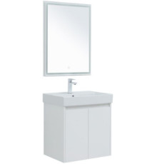Мебель для ванной Aquanet Nova Lite 60 белый глянец (2 дверцы)