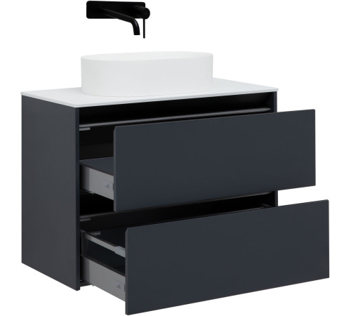 Тумба под раковину Allen Brau Activity 90 1.34005.AM антрацит матовый/черный браш