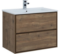 Тумба под раковину Aquanet Милан 85 дуб рустикальный