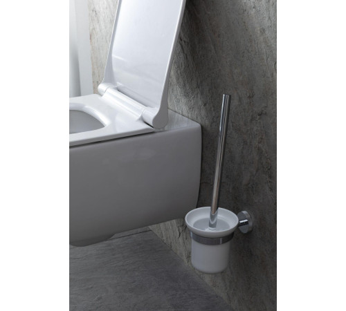 Ершик для унитаза Allen Brau Priority 6.31008-BN белый/никель браш