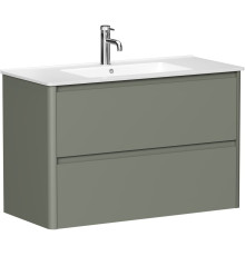 Тумба под раковину Allen Brau Gravity 100 1.370010.CGM олива матовый