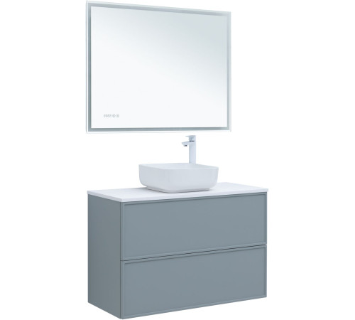 Тумба под раковину Aquanet Арт 100 мисти грин