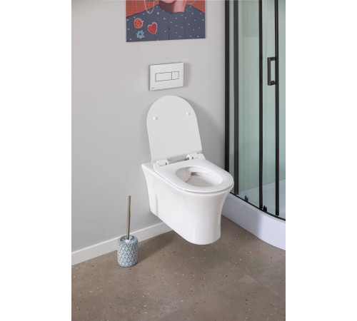 Унитаз подвесной Aquanet Rimless Roll-W CL-12249D