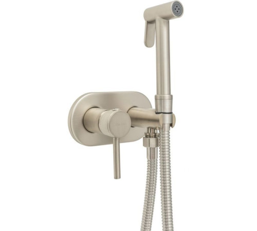 Смеситель с гигиеническим душем Allen Brau Priority 5.31005-BN (с внутренней частью) никель браш