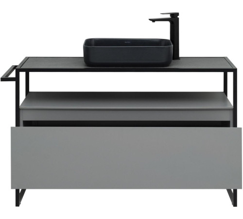 Тумба под раковину Allen Brau Priority 120 1.31004.PGM платина матовый