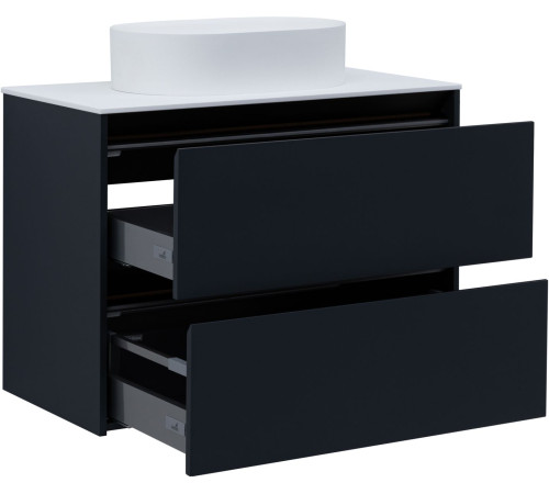Тумба под раковину Allen Brau Activity 90 1.34005.AM антрацит матовый/черный браш