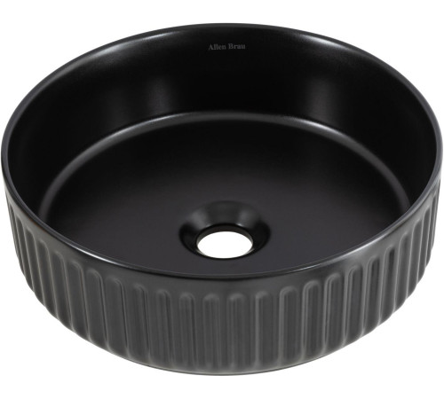 Раковина накладная Allen Brau Fantasy Line 36 4.11032.31 черный матовый