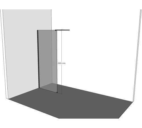 Душевая перегородка Allen Brau Infinity 1 140 3.21029.60 медь браш