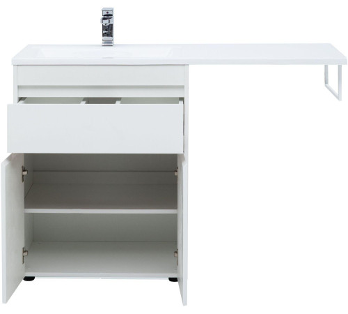 Тумба под раковину Aquanet Токио 68 белый (напольная, 1 ящик, 2 дверцы)
