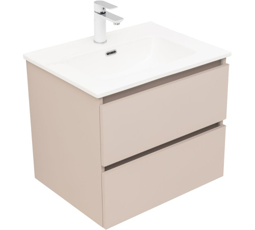 Тумба под раковину Aquanet Вега 2.0 60 бежевый