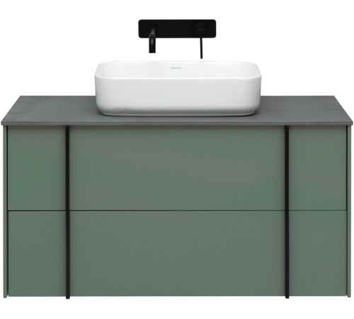 Тумба под раковину Allen Brau Reality 100 1.32007.CGM олива матовый