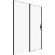 Душевая дверь Allen Brau Priority 140 3.31036.BBA черный браш