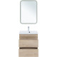Тумба под раковину Aquanet Нота New 60 дуб светлый