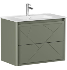 Тумба под раковину Allen Brau Paris 80 1.360001.CGM олива матовый