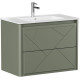 Тумба под раковину Allen Brau Paris 80 1.360001.CGM олива матовый