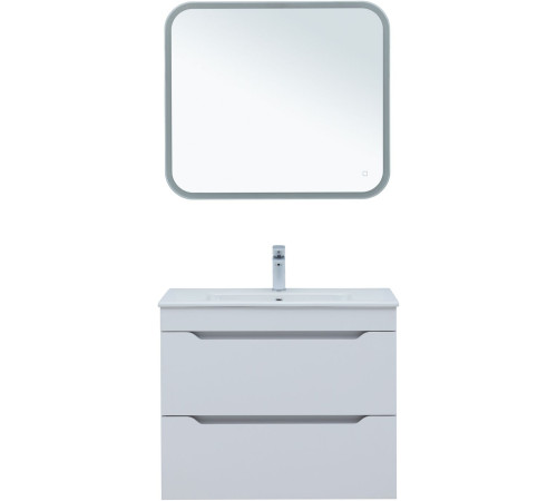 Тумба под раковину Aquanet Практика 80 белый матовый