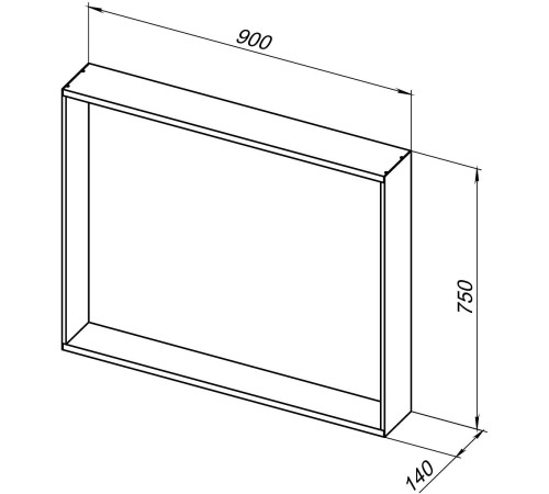 Зеркало Allen Brau Reality 90 1.32019.02 серебро браш
