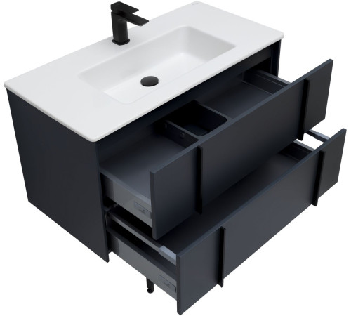 Тумба под раковину Allen Brau Reality 90 1.32006.AM антрацит матовый