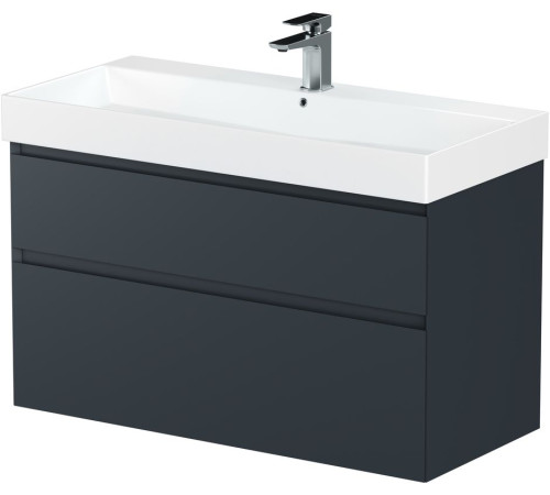 Тумба под раковину Allen Brau Infinity 100 1.210027.AM антрацит матовый