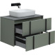 Тумба под раковину Allen Brau Reality 80 1.32005.CGM олива матовый