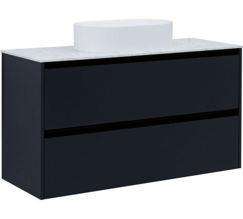 Тумба под раковину Allen Brau Activity 120 1.34007.AM антрацит матовый/черный браш