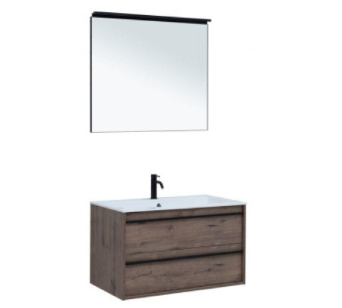 Мебель для ванной Aquanet Lino 90 Дуб Веллингтон