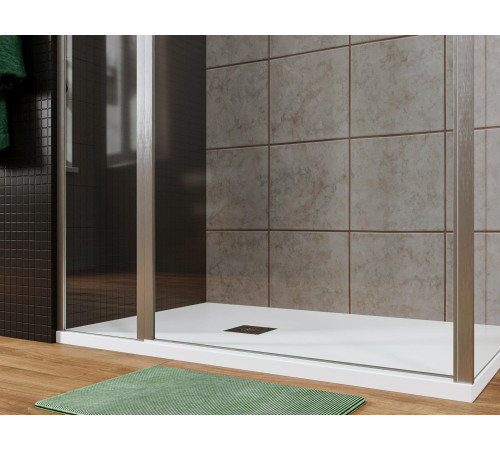 Душевой уголок Allen Brau Priority 100x100 3.31004.00 + 3.31019.00 хром