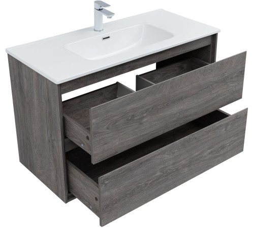 Тумба под раковину Aquanet Милан 100 дуб рошелье