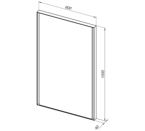 Зеркало Allen Brau Infinity 60 1.21019.WT белый