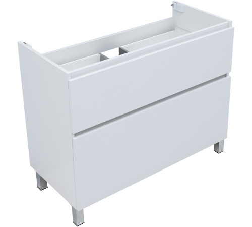 Тумба под раковину Aquanet Вега 100 напольная, белый глянец