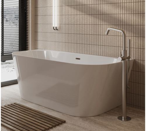 Смеситель для ванны Allen Brau Priority 5.31008-BN (с внутренней частью) никель браш