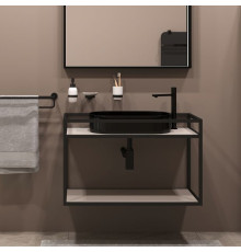 Консоль под раковину Allen Brau Liberty 90 1.33003.BB черный браш